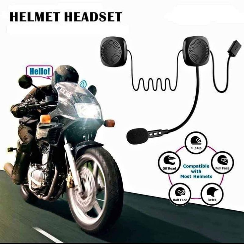 Audífono Bluetooth Exclusivo Para Casco De Moto SK-BB04