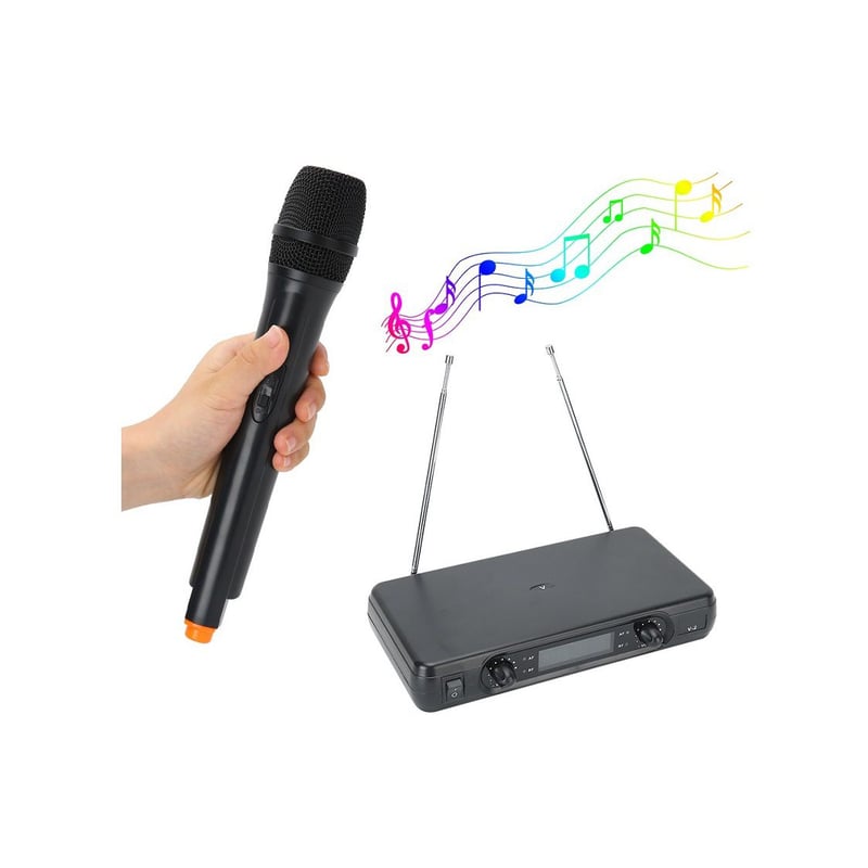 Micrófono Dual Inalámbrico Profesional De 2 Canales XY-V2-P