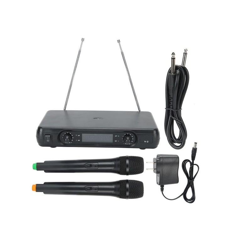 Micrófono Dual Inalámbrico Profesional De 2 Canales XY-V2-P