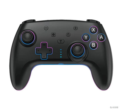 JOYSTICK INALAMBRICO CON LUZ RGB COMP. SWITCH SEISA NEGRO - MOD: SJ-935B