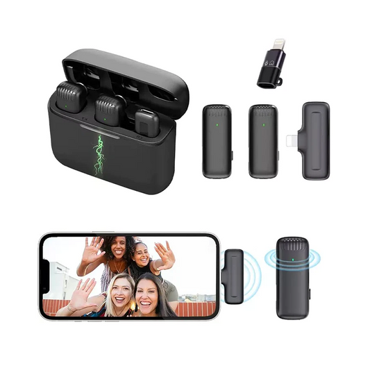 Micrófono Inalámbrico Lightning para Iphone - Redes Sociales-J13-IP
