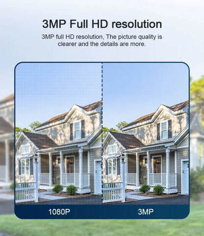 Cámara De Seguridad 1080p Tv-xm9825 7mp y 7mp Seisa - App: iCSee