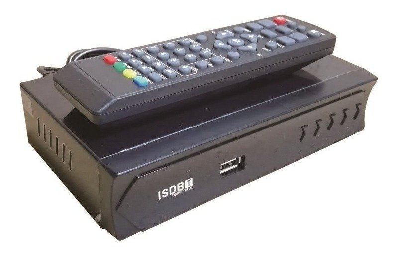 Sintonizador Decodificador Tv Digital Hd 1080p Tdt Isdbt