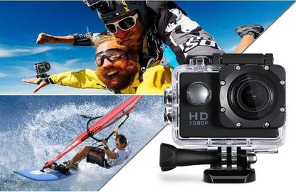 Cámara Deportiva de acción 4k 16 Mp Wifi Acuático Deportes Videos Color Plateado MOD SQ-Y02