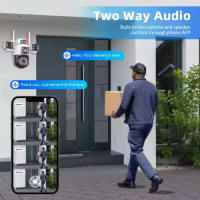 Cámara Triple Lente 6MP PTZ WiFi IP66 MOD IC-BT65