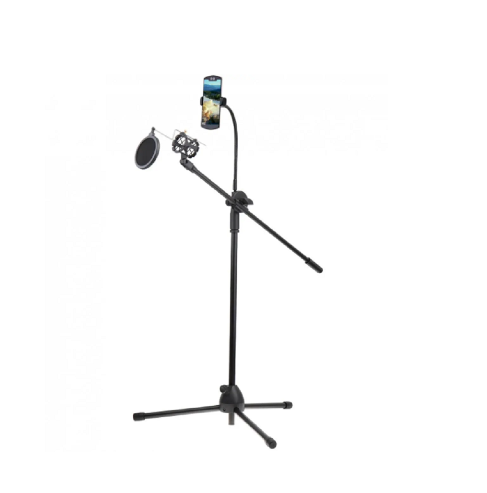 Parante micrófono profesional ajustable con Clips para celular - NB-202