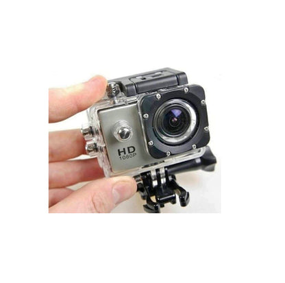 Cámara Deportiva de acción 4k 16 Mp Wifi Acuático Deportes Videos Color Plateado MOD SQ-Y02