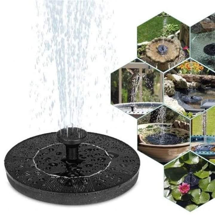 Pileta Agua Fuente Solar Piscina Acuario Jardín Inalámbrico