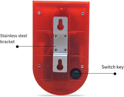 LUZ DE ALARMA SOLAR LED Recargable Portátil de Emergencia Alta Iluminación - MOD: MY-7144