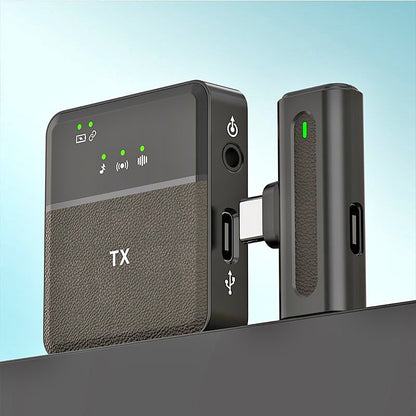 Micrófono Inalambrico Solapa Lightning portátil Recargable - MOD: SX8-TC