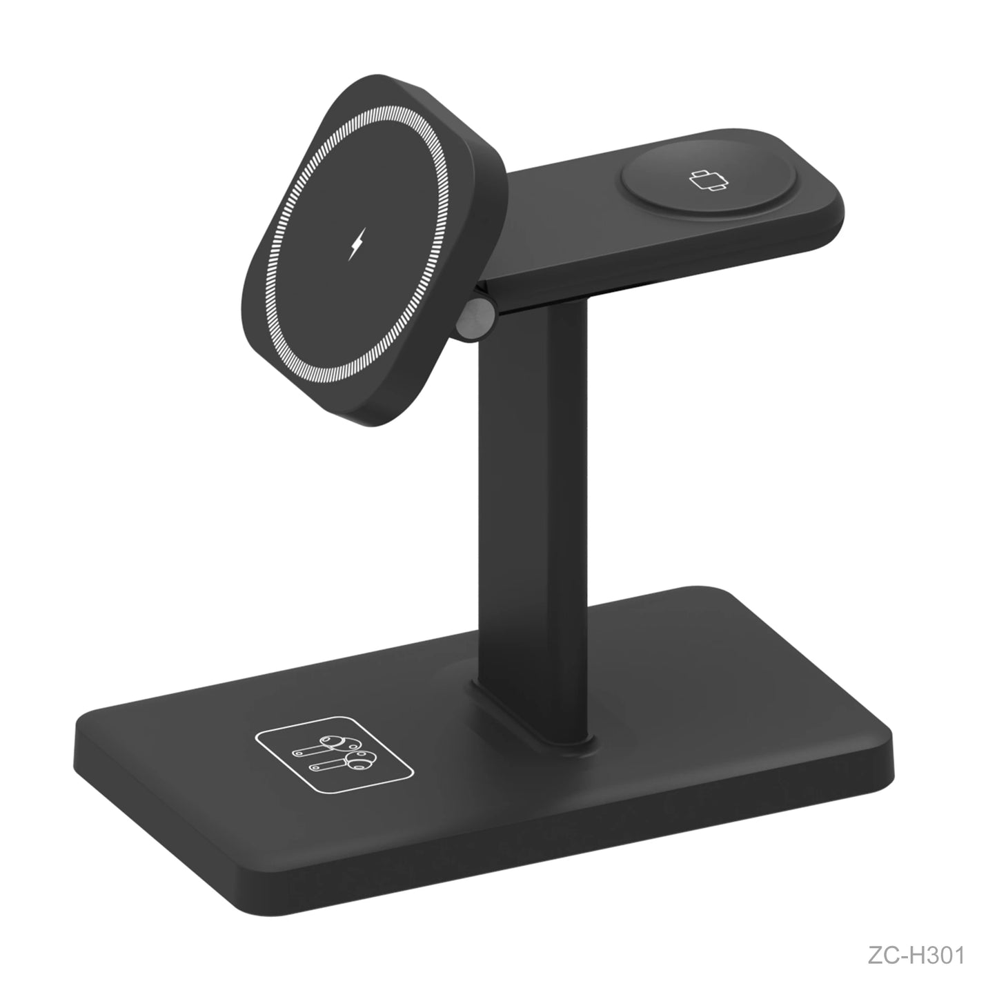 Base Carga Inalámbrica para Celular 3 en 1 - ZC-H301