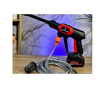 Hidrolavadora Lantun 120v Portátil Limpieza Pistola De Agua Doble bateria MOD  13617