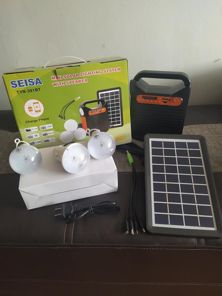 Kit Multifuncional Panel Solar Parlante Bluetooth Y Cargador TYN391BT