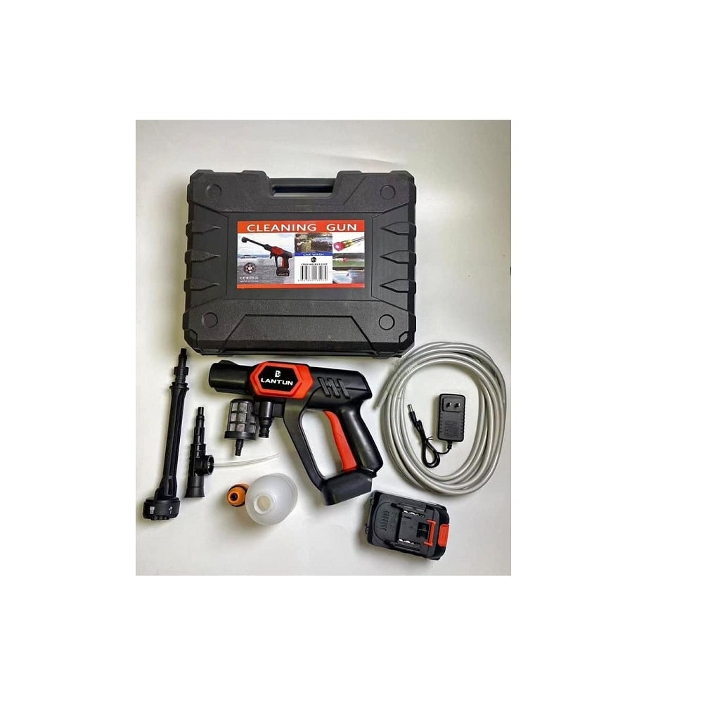 Hidrolavadora Lantun 120v Portátil Limpieza Pistola De Agua 13615 Doble bateria