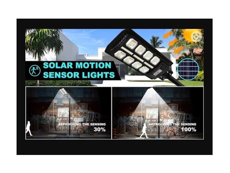 LUMINARIA SOLAR 150W sensor de movimiento y remoto -185668