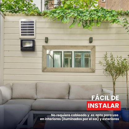 REFLECTOR SOLAR PANEL SOLAR LUZ BLANCA SEGURIDAD EXTERIORES SOLAR LIGHT 200W
