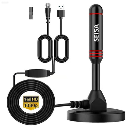 Digital TV Antenna Full HD 360º Signal Magnetic Base SEISA MOD TX-T01