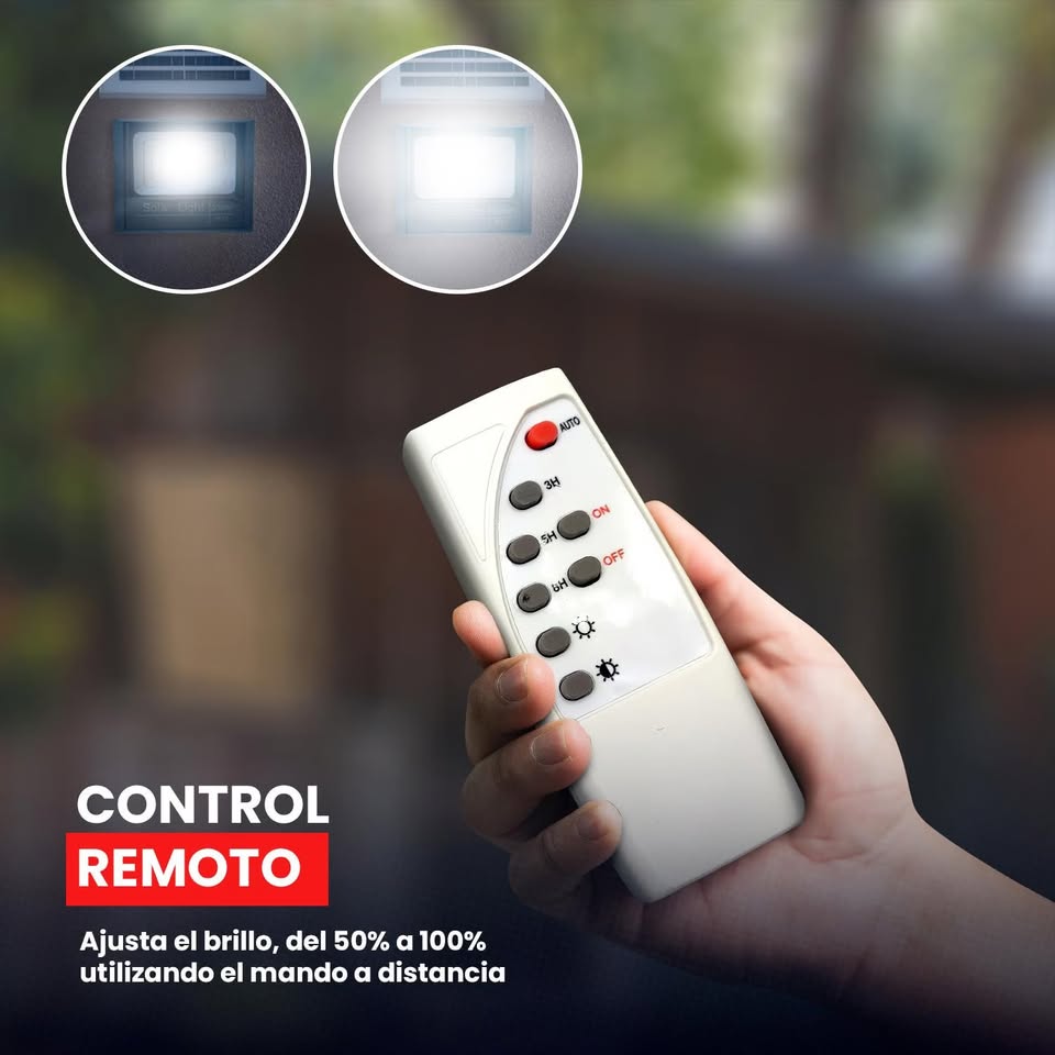 REFLECTOR SOLAR PANEL SOLAR LUZ BLANCA SEGURIDAD EXTERIORES SOLAR LIGHT 200W