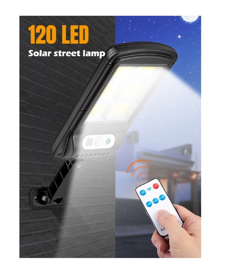 Reflector Linterna recargable Con Panel Solar Exterior MOD KQ-D08