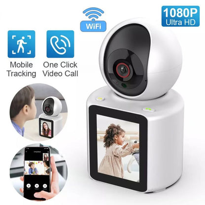 Cámara de seguridad Interior Wi-Fi HD Con Pantalla IPC-C30 7MP - App: IPC360 Home