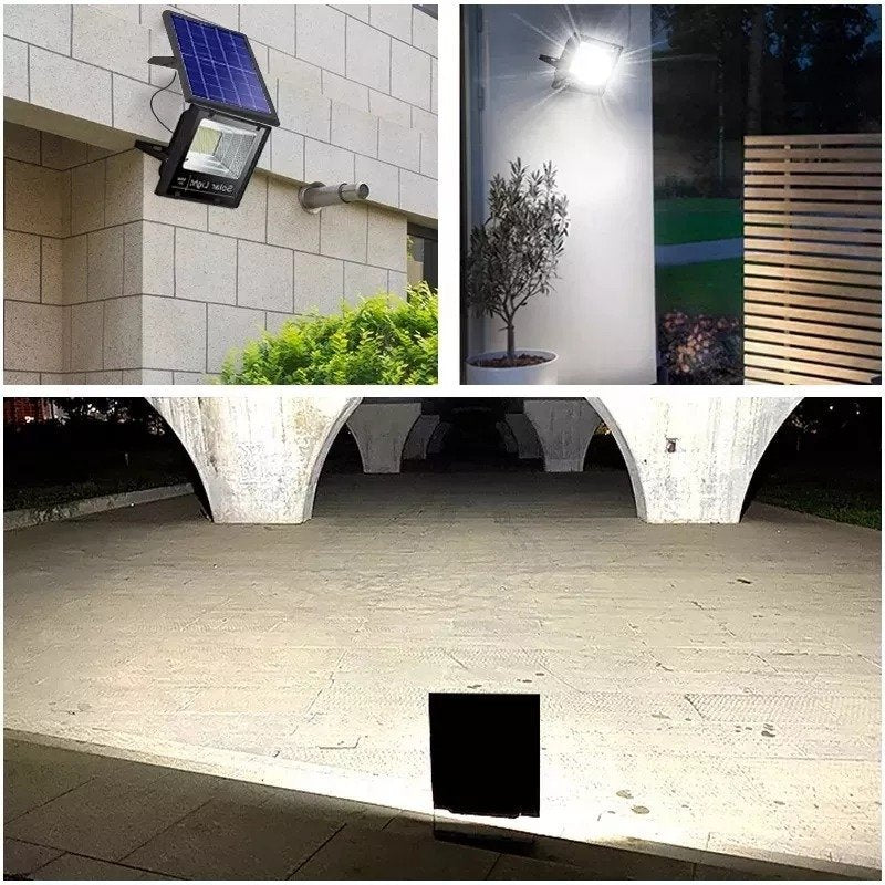 Reflector Solar Led 300Watts con Panel Solar Exteriores SOLAR LIGHT