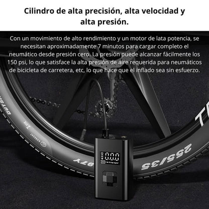 Inflador de Llanta SEISA Compresor de Aire y Luz Led - MOD: AF-C05