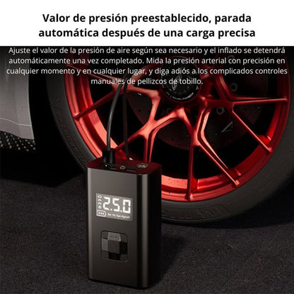 Inflador de Llanta SEISA Compresor de Aire y Luz Led - MOD: AF-C05