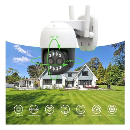 CAMARA IP DOMO EXTERNA FULL HD ZOOM OPTICO 8X 7MP SEISA - MOD: TV-9825G - App: iCSee