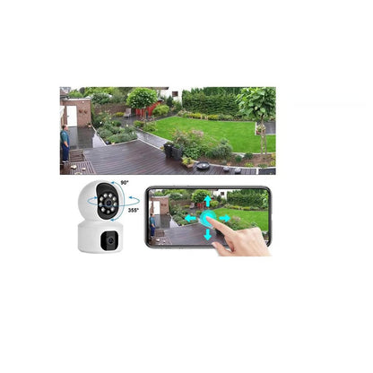 Cámara Interior VESAFE 1080P HD WiFi vigilancia detección movimiento doble lente 4MP MOD AB5600 - App: iCSee