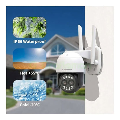 CAMARA IP DOMO EXTERNA FULL HD ZOOM OPTICO 8X 7MP SEISA - MOD: TV-9825G - App: iCSee