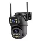 Cámara Seguridad Ptz Wifi Doble Lente Full Hd Visión Noctuna 6MP MOD P28-3K - App: iCSee