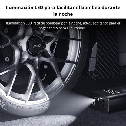 Inflador de Llanta SEISA Compresor de Aire y Luz Led - MOD: AF-C05