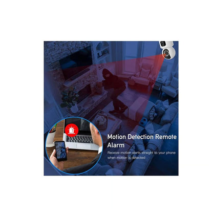 Cámara Interior VESAFE 1080P HD WiFi vigilancia detección movimiento doble lente 4MP MOD AB5600 - App: iCSee