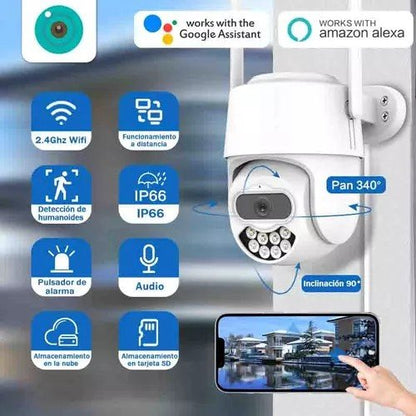 CAMARA DE SEGURIDAD NOCTURNA BOSNNEY 4MP MOD CCTV-H9017 - App: iCSee