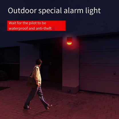 LUZ DE ALARMA SOLAR LED Recargable Portátil de Emergencia Alta Iluminación - MOD: MY-7144