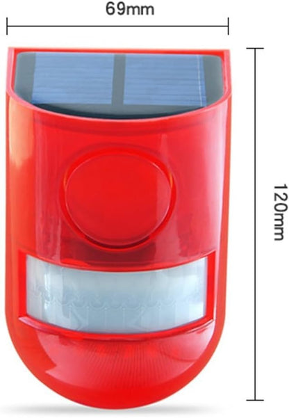 LUZ DE ALARMA SOLAR LED Recargable Portátil de Emergencia Alta Iluminación - MOD: MY-7144