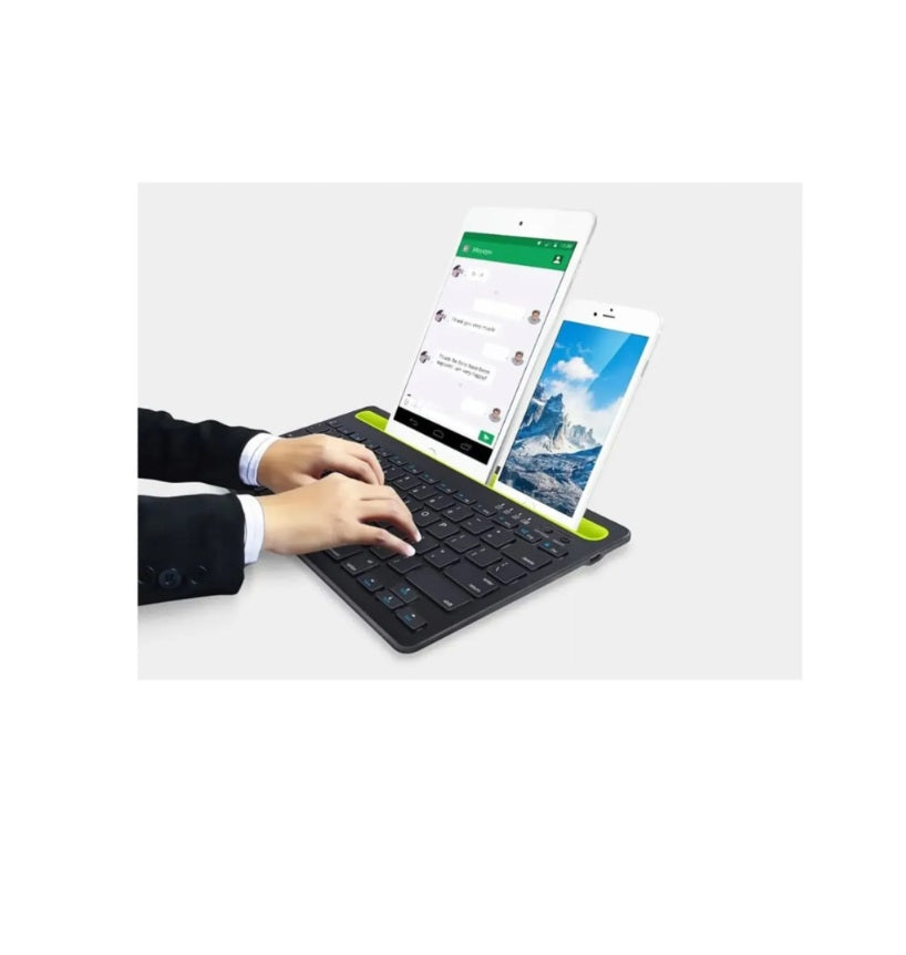 Teclado Bluetooth Dual Tablet Celular Dual Channel Keyboard - RK908