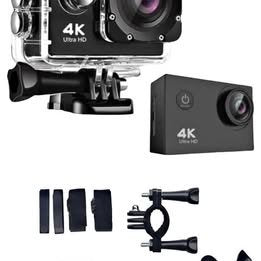 Cámara Deportiva Acuática Baihuo Tipo GoPro 4K Ultra HD Color: NEGRO MOD MY-7142