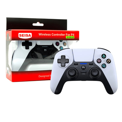 Control Inalámbrico BT para Celular y Videojuegos SEISA PS4 BLANCO - MOD: SJ-4011B