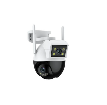Cámara de vigilancia PTZ con Doble Lente para exteriores 4MP - MOD: IPC-ZAS06 - App: iCam365