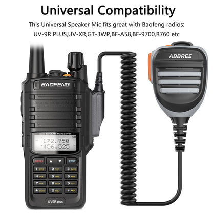 Kit De Radios Walkie Talkie Con Pantalla 2 Bandas 128 Canales - MOD: UV-9R PLUS x2