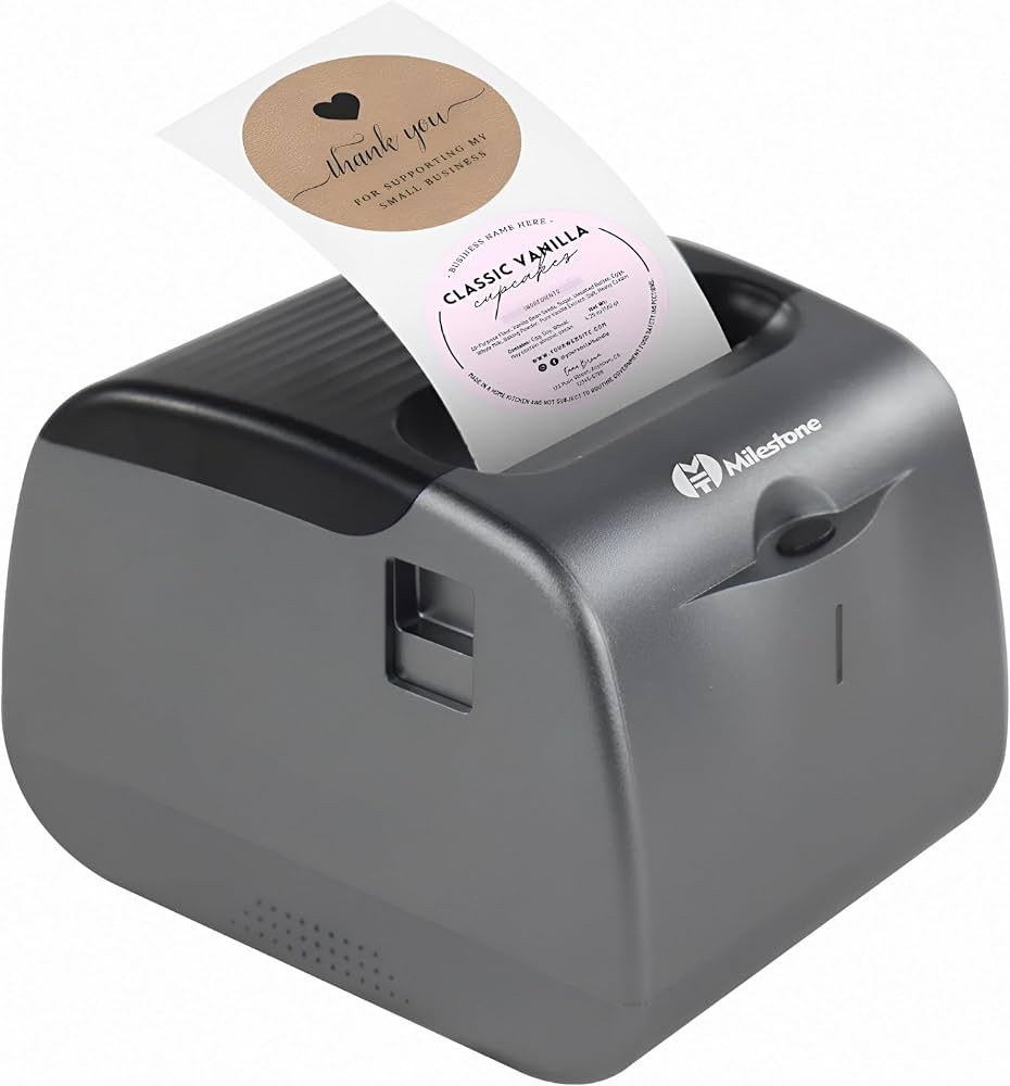 IMPRESORA ETIQUETERA BLUETOOTH COLOR NEGRO SEISA - MOD: MHT-L80G