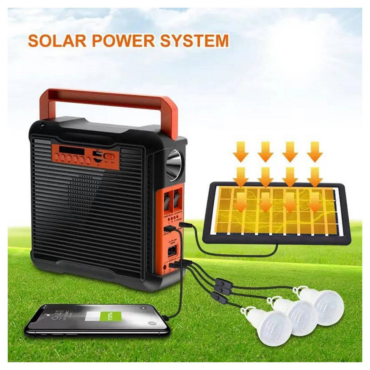 Kit Solar Multifuncional Energía limpia - TYN-395BT