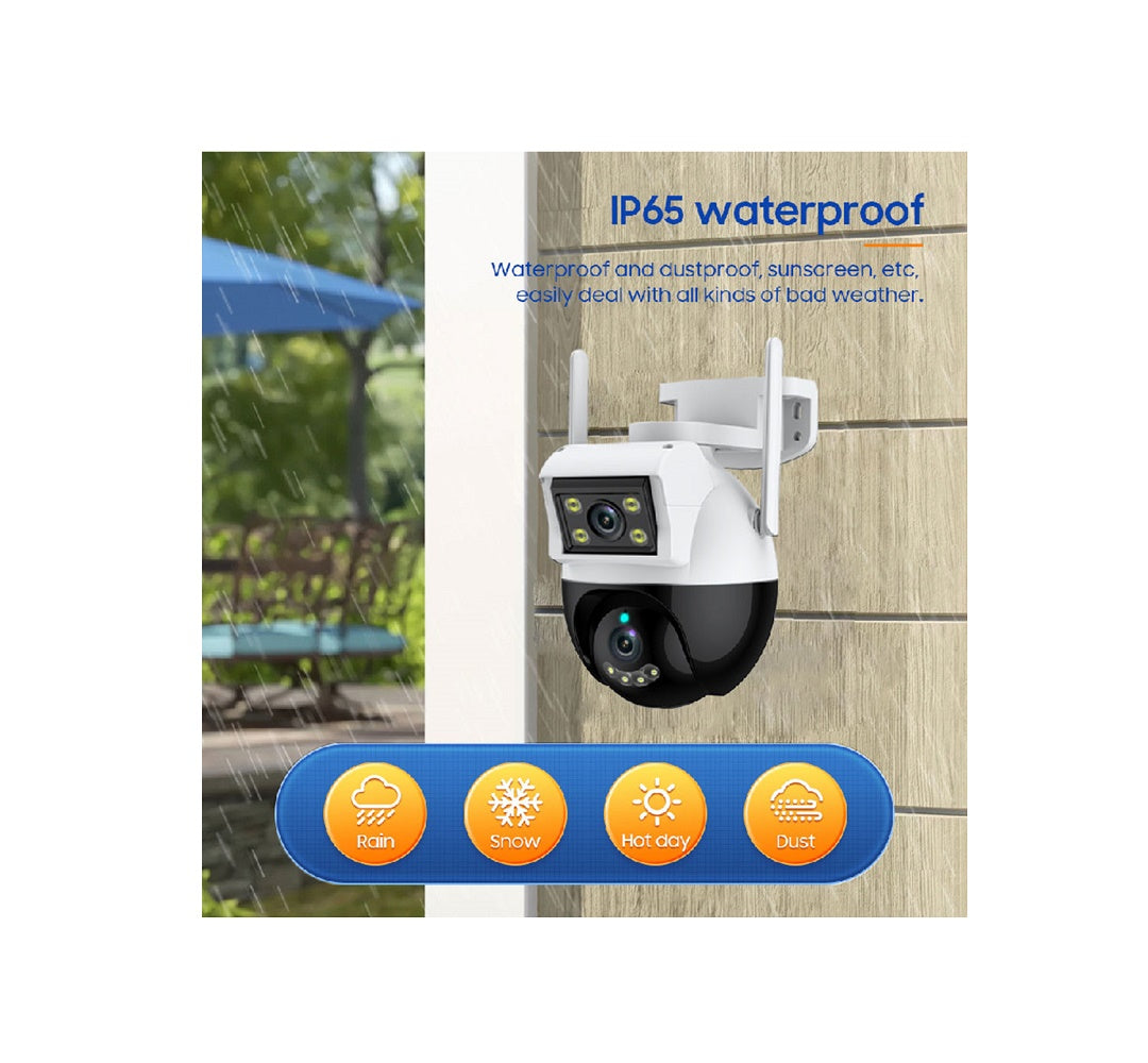 Cámara de vigilancia PTZ con Doble Lente para exteriores - IPC-ZAS06