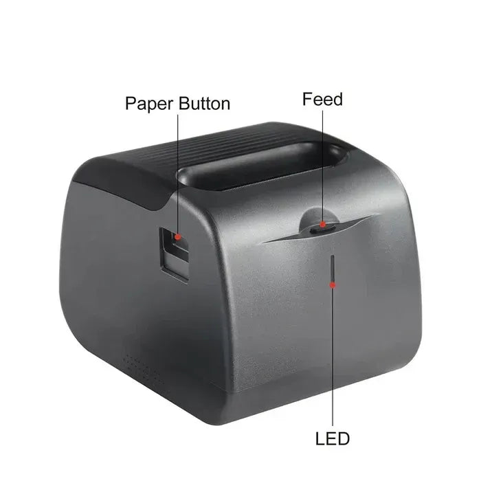IMPRESORA ETIQUETERA BLUETOOTH COLOR NEGRO SEISA - MOD: MHT-L80G