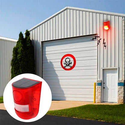 LUZ DE ALARMA SOLAR LED Recargable Portátil de Emergencia Alta Iluminación - MOD: MY-7144