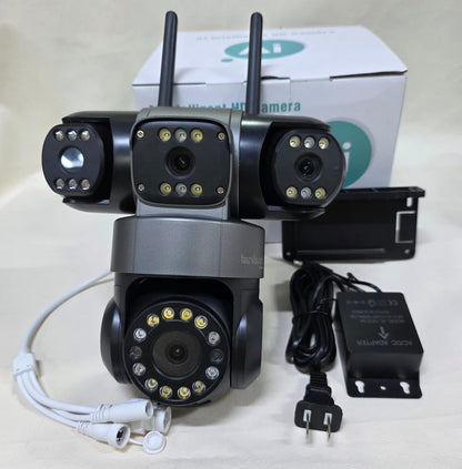 Cámara De Seguridad Ip6 6mp Wifi 4 Lentes - MOD: VC-609 - App: V380