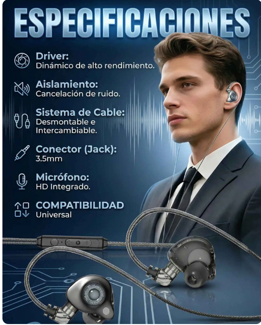 Audífonos Con Micrófono - Hifi Alta Definición ENTRADA JACK 3.5mm - MOD: LK-S26