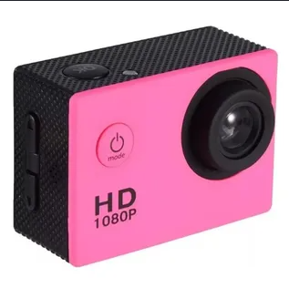 Cámara Deportiva Acuática Baihuo Tipo GoPro 4K Ultra HD Color: ROSADO  MOD MY-7142