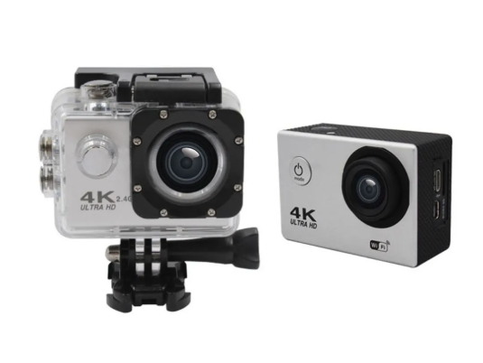 Cámara Deportiva de acción 4k 16 Mp Wifi Acuático Deportes Videos Color BLANCO MOD SQ-Y02